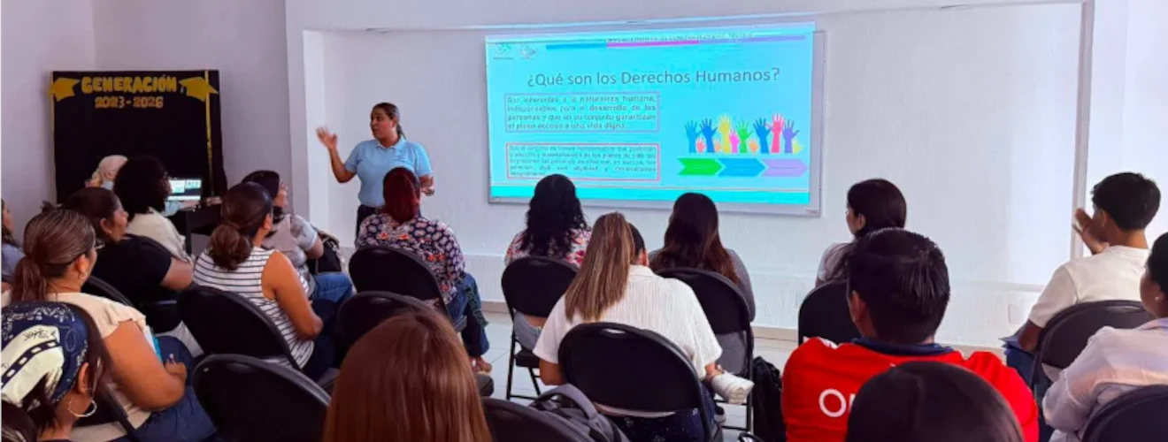 Taller “Importancia de los Derechos Humanos en la Educación” en el Colegio Lamberto Castellano Rivera