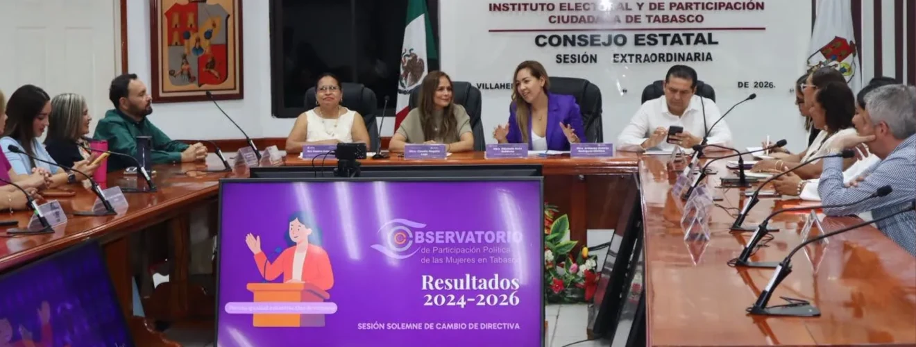 Asistencia a la toma de protesta de la nueva Mesa Directiva del Observatorio de Participación Política de las Mujeres en el Estado de Tabasco
