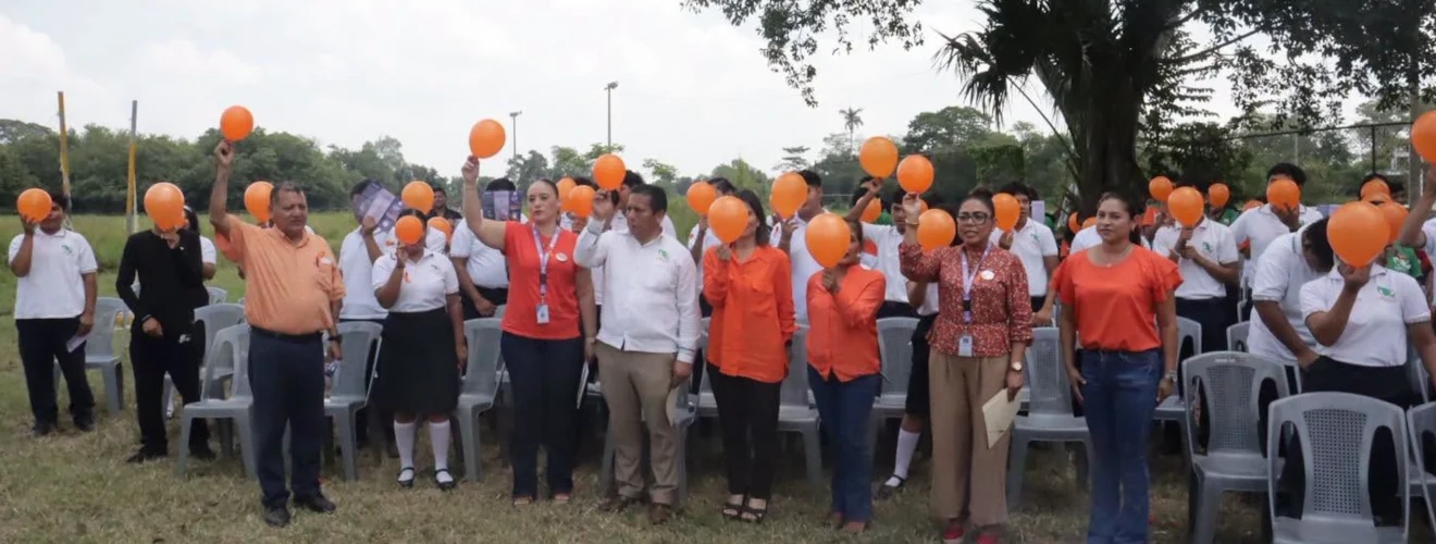 En el marco del 25 de cada mes, campaña en favor de la prevención y erradicación de la violencia.